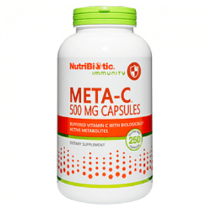 NutriBiotic Meta - C 500 mg - 250 Capsules