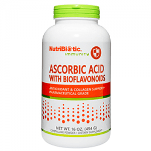 NutriBiotic Ascorbic Acid Powder with Bioflavonoids - 16 oz, Vegan