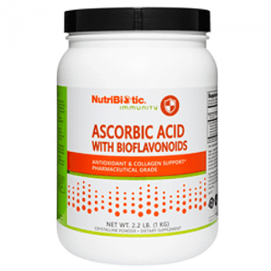 NutriBiotic Ascorbic Acid Powder with Bioflavonoids - 2.2 lb., Vegan