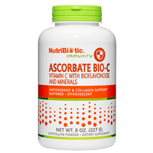 NutriBiotic Ascorbate Bio-C Powder 8 oz., Vegan