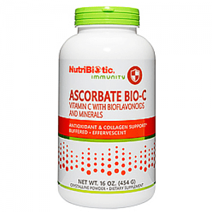 NutriBiotic Ascorbate Bio-C Powder - 16 oz., Vegan