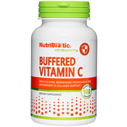 NutriBiotic Buffered Vitamin C, 500 mg, 100 caps.