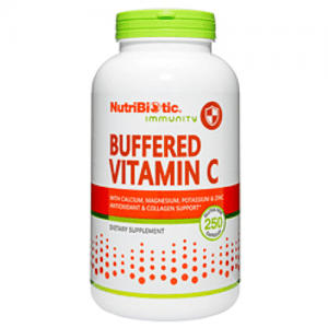 NutriBiotic Buffered Vitamin C, 500 mg, 250 caps.