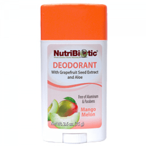 NutriBiotic Deodorant, Mango Melon - 2.6 oz