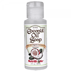 Pure Coconut Oil Soap, Unscented 2 oz
