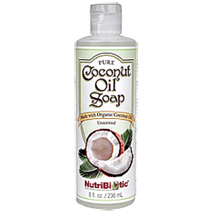 Pure Coconut Oil Soap, Unscented 8 oz