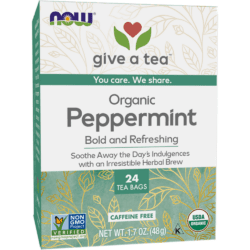 now foods organic peppermint tea 24 bags