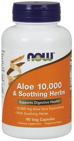 aloe 10,000 & soothing herbs 10,000mg 90 vegetable capsules