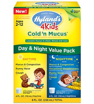 Hyland's 4 Kids Cold 'n Mucus Day & Night Value Pack