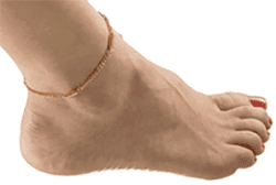Magnetic Chain Anklet Gold Plated 9.5", Serenity2000