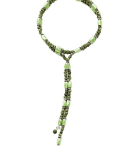Magnetic Laurel Forest Green Necklace, Serenity2000