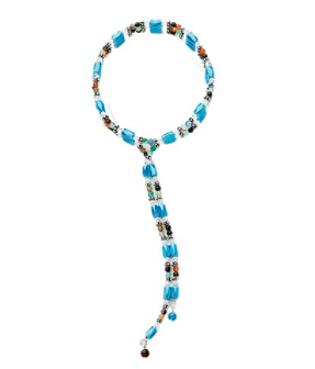 Magnetic Laurel, Azure Blue Necklace, Serenity2000