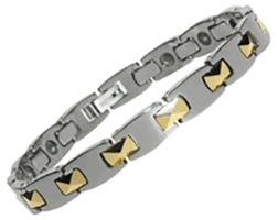Tungsten Carbide Magnetic Bracelet - Lucida, Serenity2000