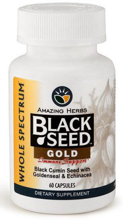 Black Seed Gold, 60 Capsules, Amazing Herbs