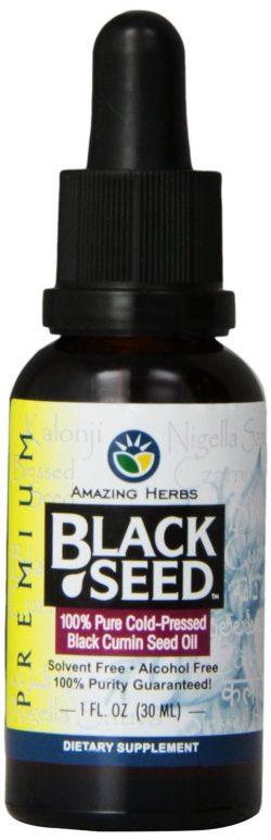 Premium Black Seed Oil, 1 oz, Amazing Herbs
