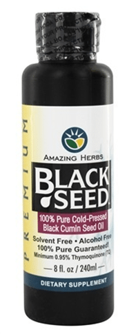 Premium Black Seed Oil, 8 oz, Amazing Herbs