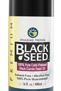 Premium Black Seed Oil, 16 oz, Amazing Herbs