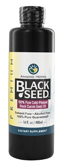 Premium Black Seed Oil, 16 oz, Amazing Herbs