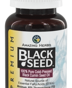 Premium Black Seed Oil Softgels 500mg, 90 Softgels, Amazing Herbs