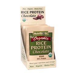 Organic Rice Protein, Chocolate .56 oz. pkts., Kosher, 12/box
