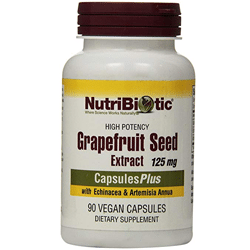 NutriBiotic GSE Grapefruit Seed Extract Capsules Plus 125mg 90 capsules