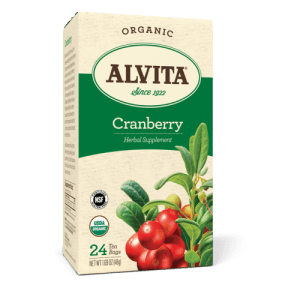 Cranberry Tea Bags, Caffeine Free, 24 Tea Bags, Alvita Teas