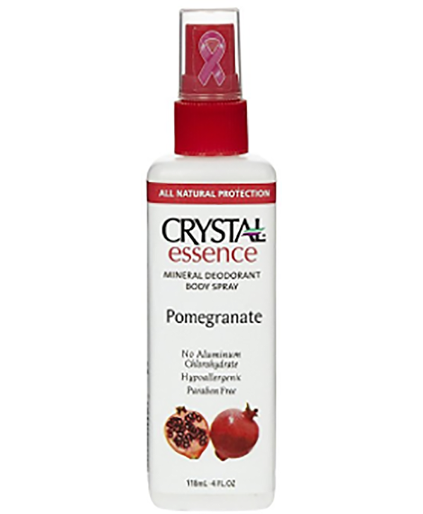 crystal pomegranate deodorant spray