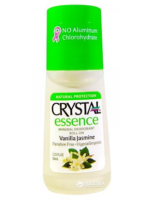 crystal vanilla jasmine roll on deodorant
