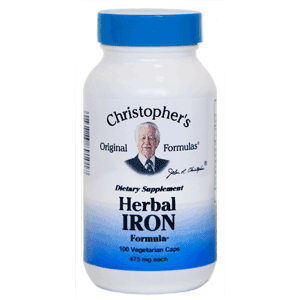 dr christophers herbal iron capsule 100 capsules