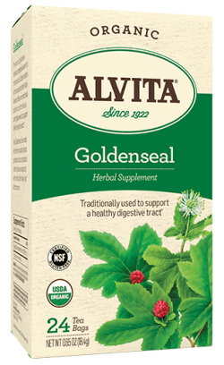Golden Seal Herb Tea Bags, Caffeine Free, 30 Tea Bags, 1.25 oz (35.44 g), Alvita Teas