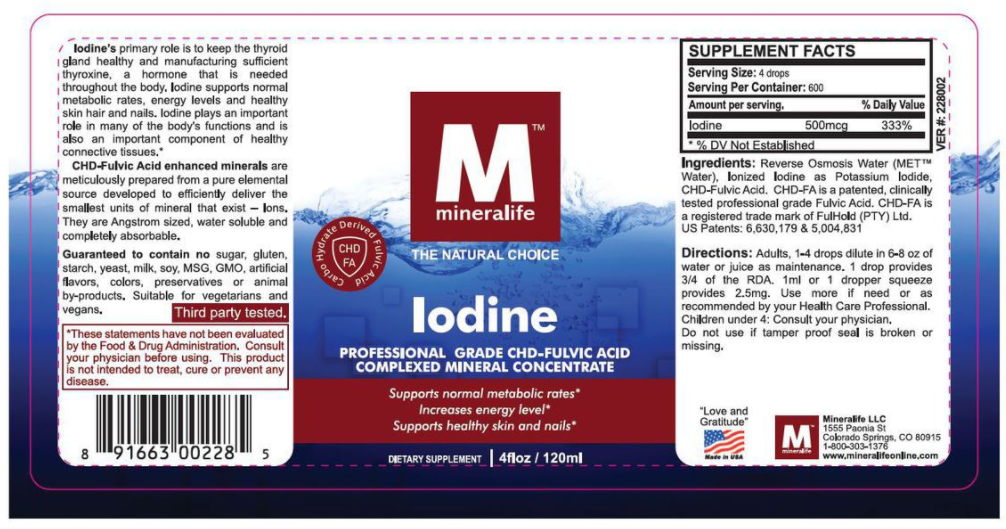 iodine supplement facts