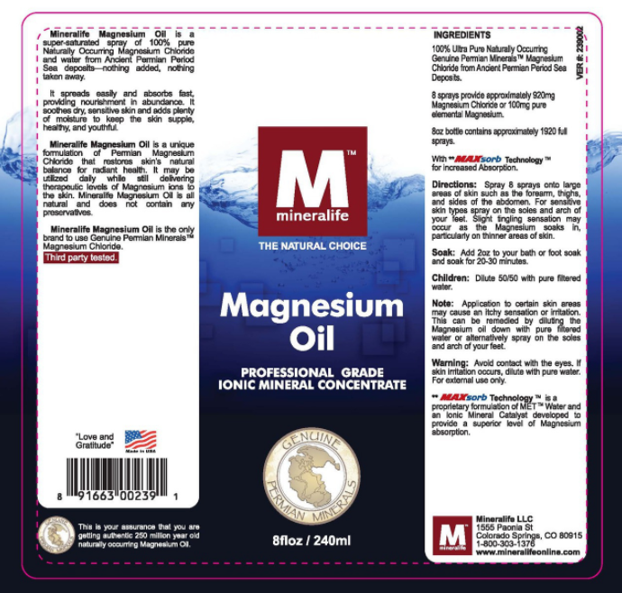 magnesium oil supplement facts