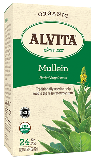 Mullein Leaf Tea, 24 Tea Bags, .93 oz (26.4 g)