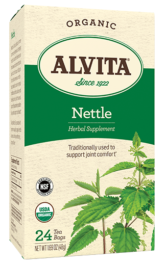 Nettle Leaf Tea Bags, Caffeine Free, 24 Tea Bags, 1.44 oz (41 g), Alvita Teas