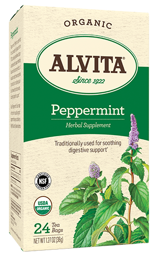 Peppermint Leaf Tea, 30 Tea Bags, 1.5 oz (43 g), Alvita Teas
