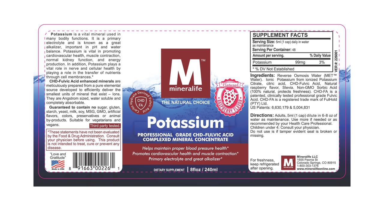 mineralife potassium raspberry