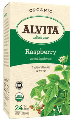 Organic Raspberry Tea, 24 bags, Alvita Teas