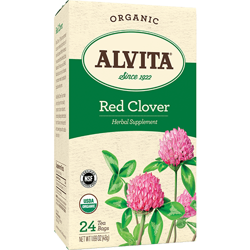 Red Clover Tea Bags, Caffeine Free, 30 Tea Bags, 1.125 oz (32 g), Alvita Teas