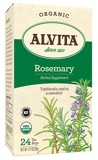 Rosemary Tea Bags, Caffeine Free, 30 Tea Bags, 1.5 oz (43 g), Alvita Teas