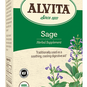 Sage Tea, 24 Tea Bags, 1.02 oz (29 g), Alvita Teas