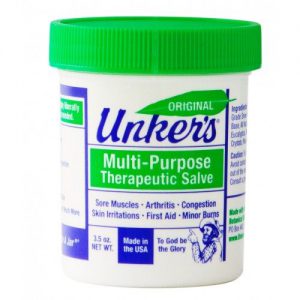 3.5 oz unkers medicated salve - case of 12
