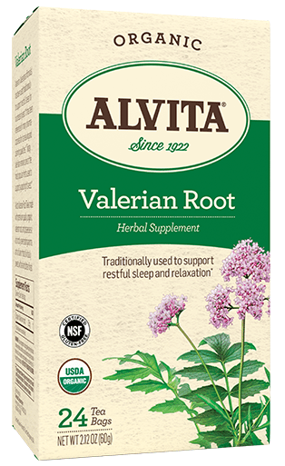 Valerian Root Tea Bags, Caffeine Free, 24 Tea Bags, 2.37 oz (67 g), Alvita Teas